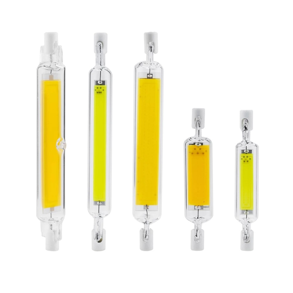 Dimmable R7S LED COB Glass Tub - đánh giá và giá Outdoor Lighting Glass Replacement
