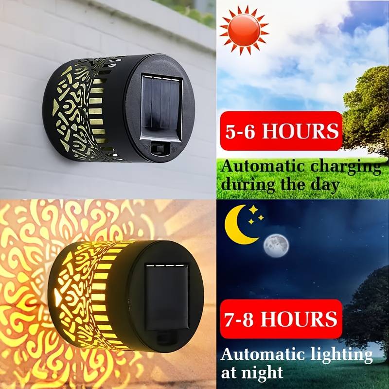 2-Pack Solar Garden Lights IP6 - đánh giá và giá Outdoor Lighting Yellow