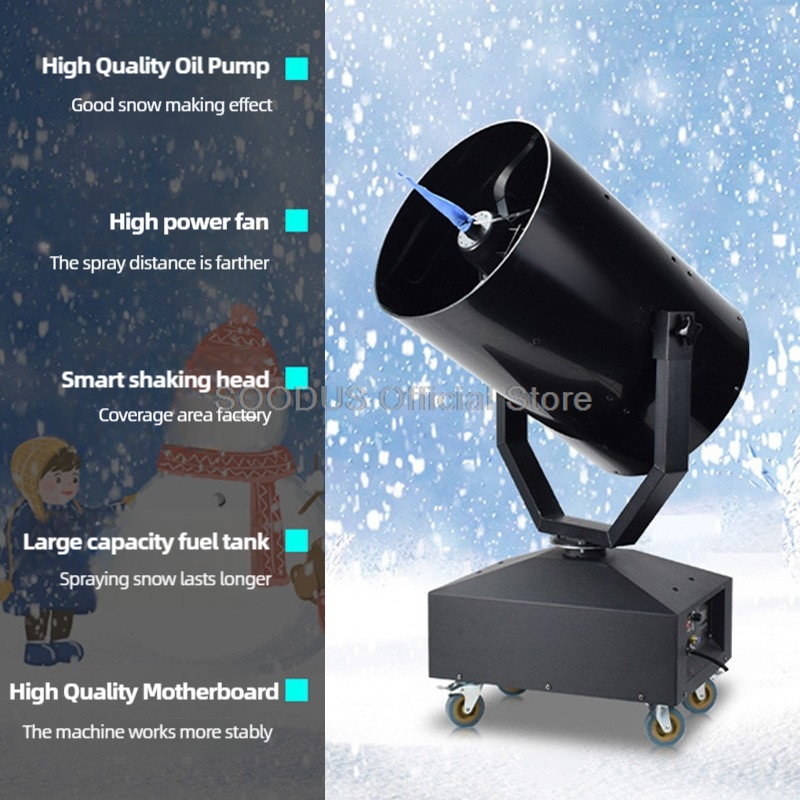 High Power Shaking Snow Machin - đánh giá và giá Outdoor Lighting Event