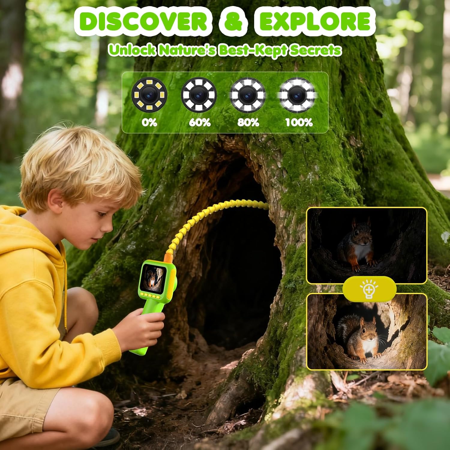 Endoscope for Kids, Borescope  - đánh giá và giá Outdoor Lighting Kits