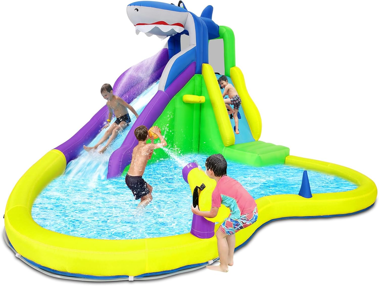 13x14FT Inflatable Bounce Hous - đánh giá và giá Outdoor Lighting Yellow