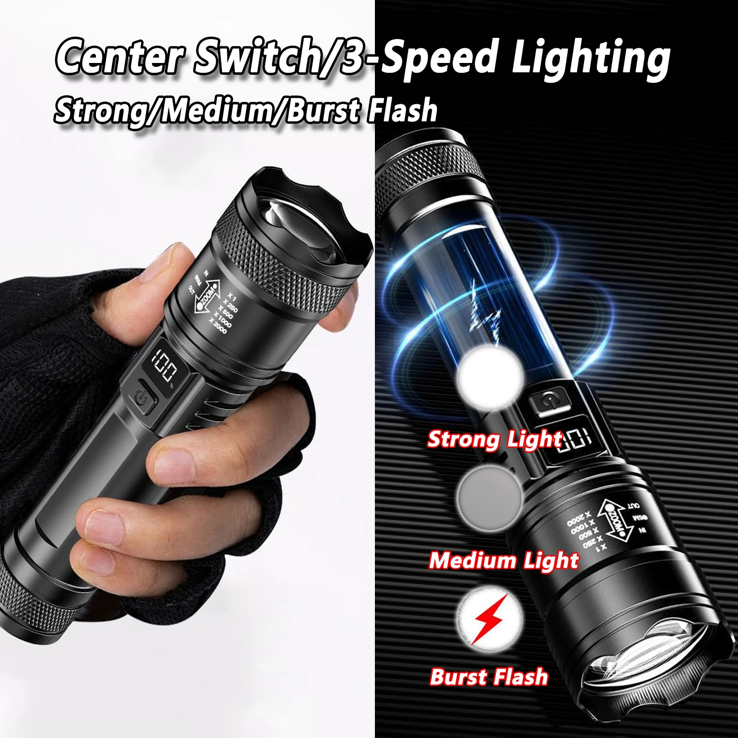 Ultra Bright LED Flashlight 20 - đánh giá và giá Outdoor Lighting Beacon