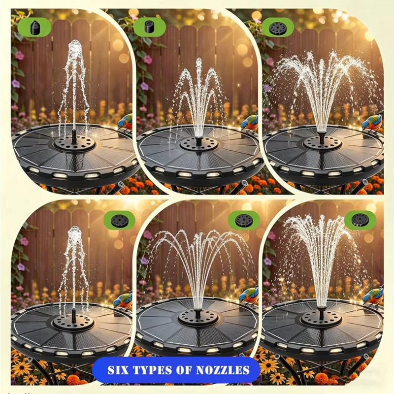AAAN-Solar Fountain Pump Kit 3 - đánh giá và giá Outdoor Lighting Kits