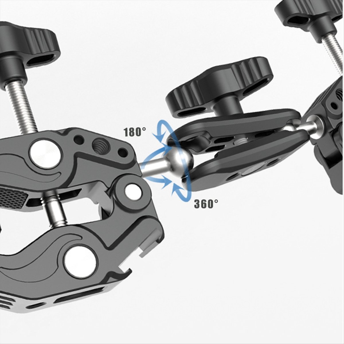 DT77 Super Clamp Articulating  - đánh giá và giá Umbrella Led Clip