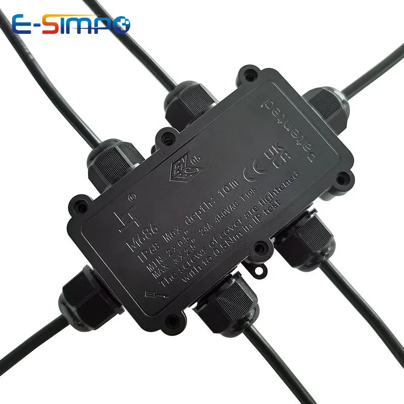 6Way 1IN5Out IP68 Dưới Nước Dâ - đánh giá và giá Outdoor Lighting Junction