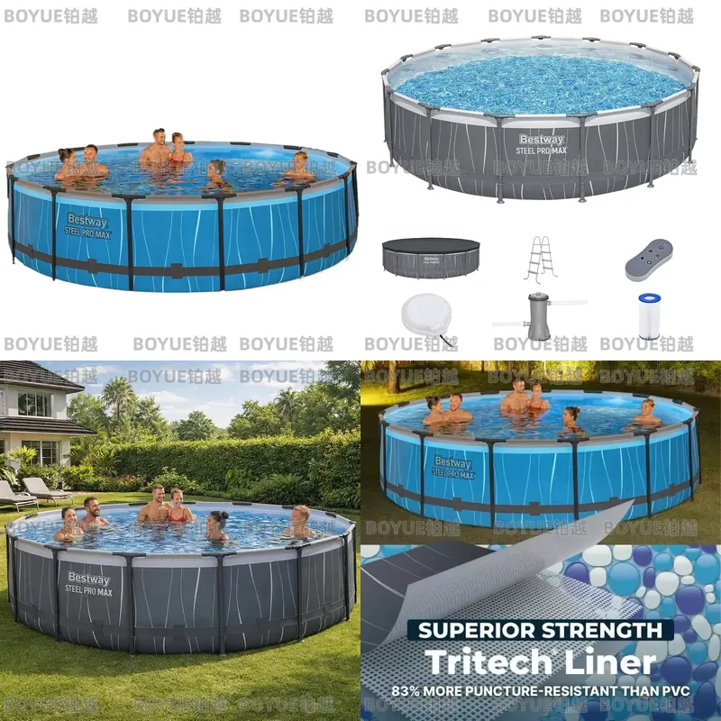 Round Steel Frame Above Ground - đánh giá và giá Outdoor Lighting Around Pool