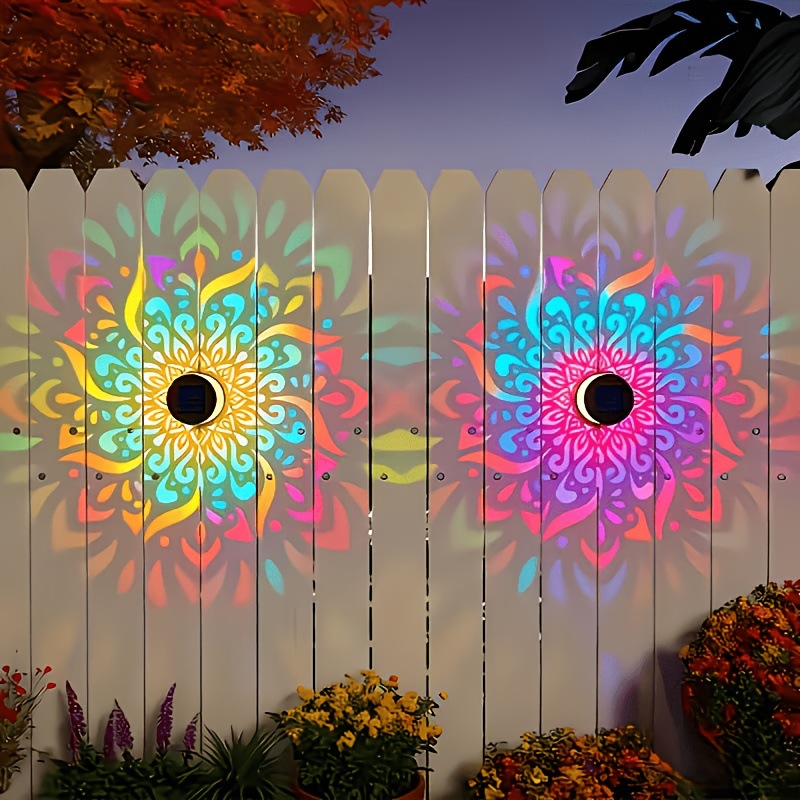 Solar LED Wall Light Mandala P - đánh giá và giá Outdoor Lighting With Outlet