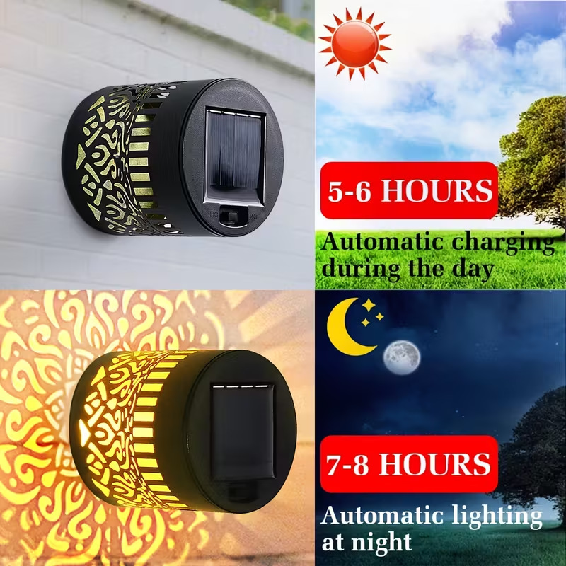 Solar LED Wall Light Mandala P - đánh giá và giá Outdoor Lighting With Outlet