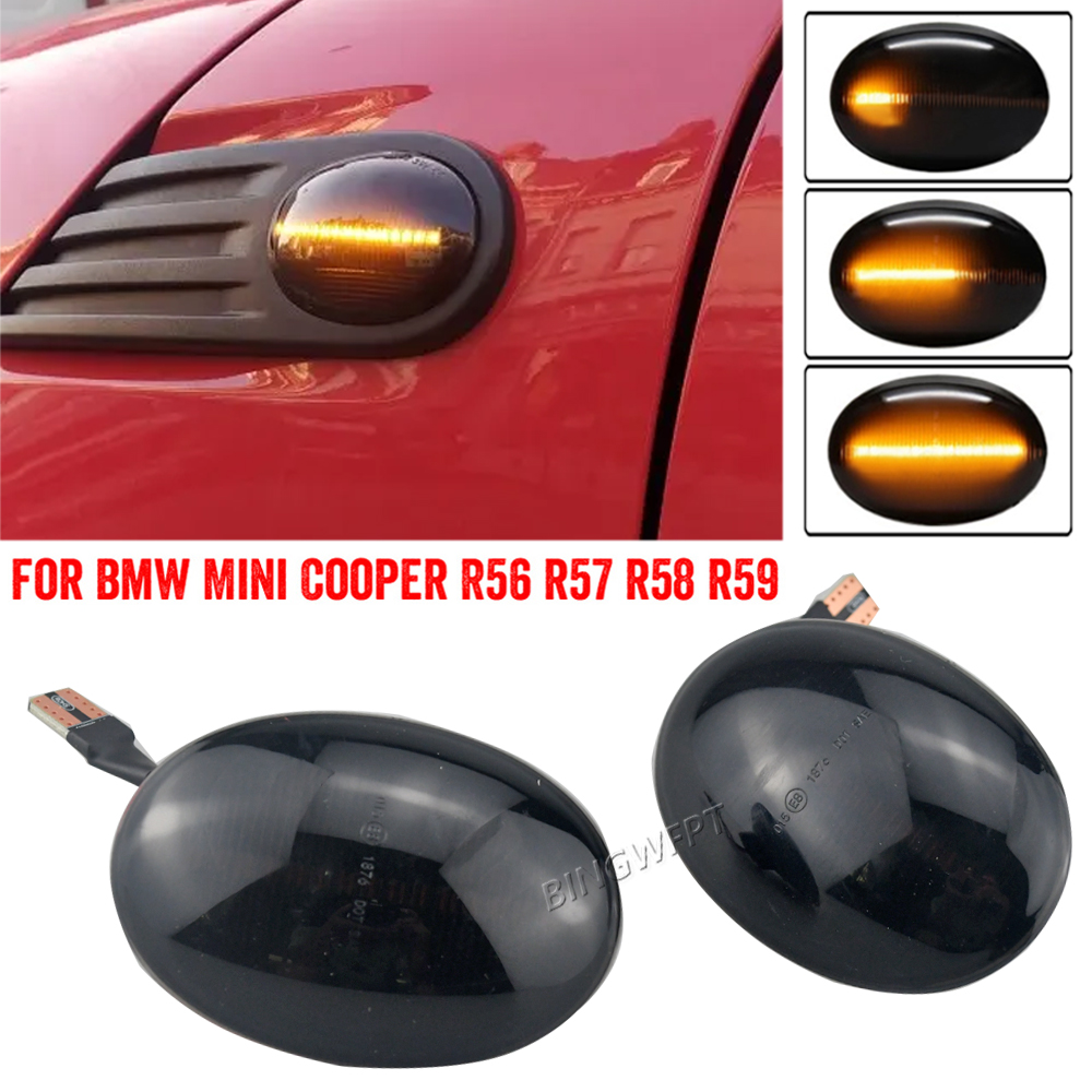 2pcs Dynamic LED Side Marker f - đánh giá và giá Outdoor Lighting Yellow