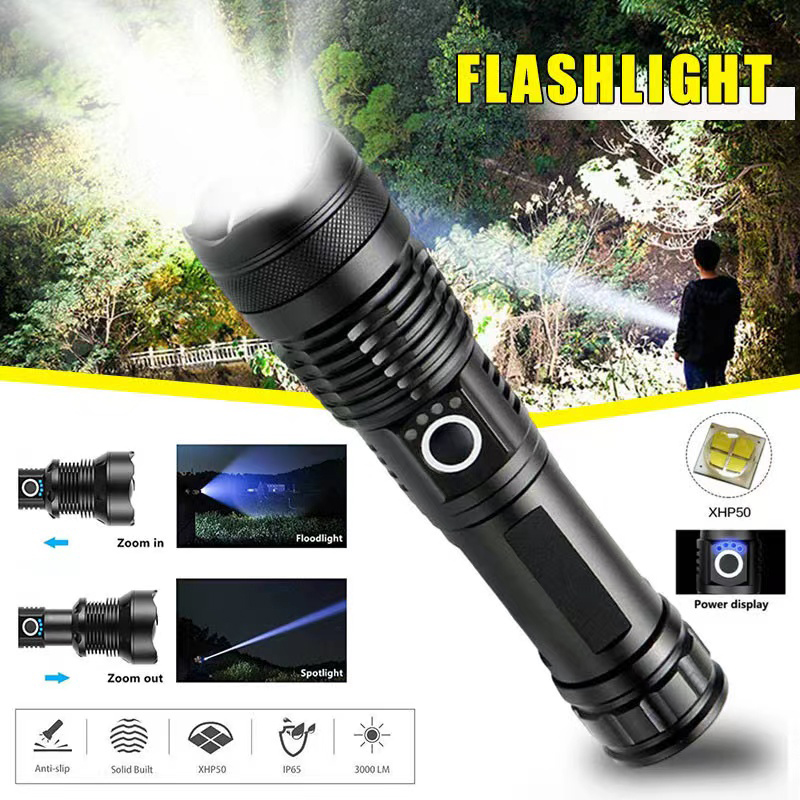High Power XHP70 Led Flashligh - đánh giá và giá Outdoor Lighting Beacon