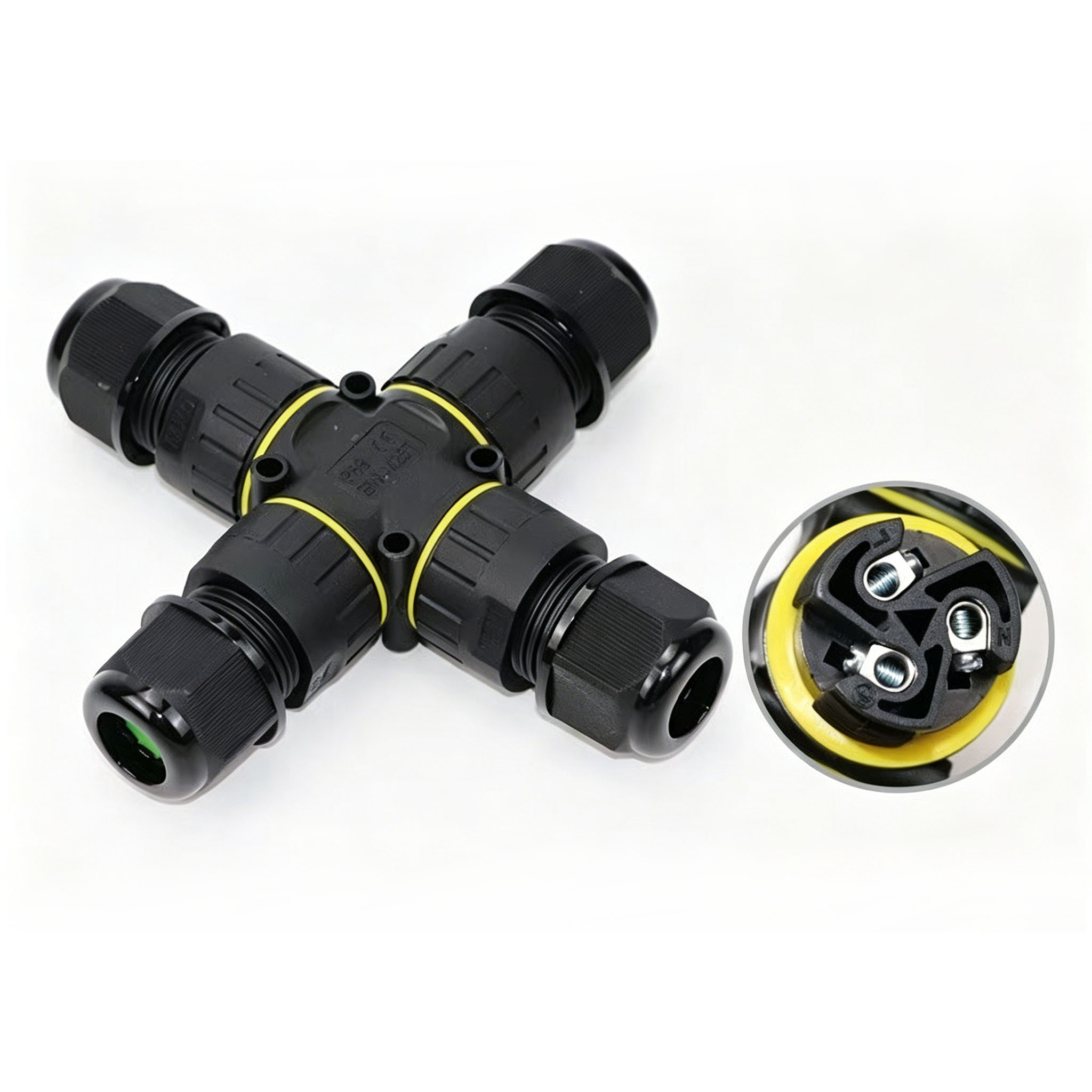 IP68 4-Way Cross Waterproof Co - đánh giá và giá Outdoor Lighting Junction