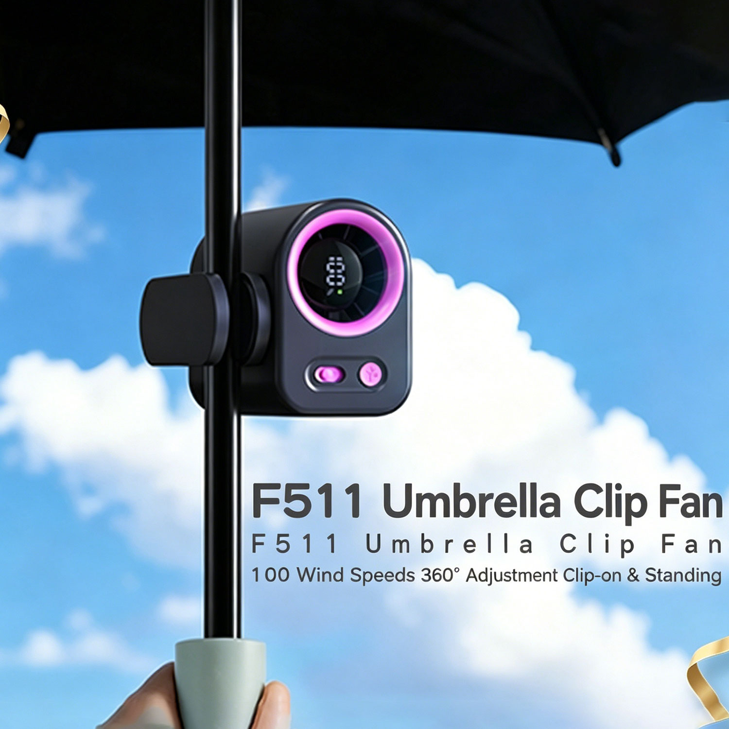 Multifunctional Umbrella Clip- - đánh giá và giá Umbrella Led Clip